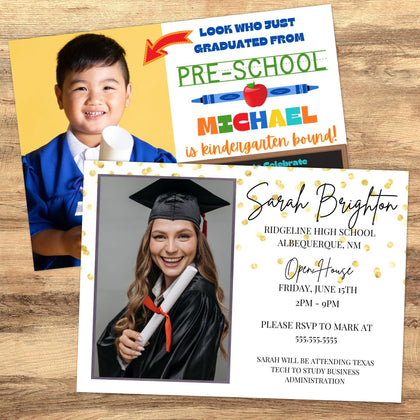 Photo Invitations - Simple Desert Designs